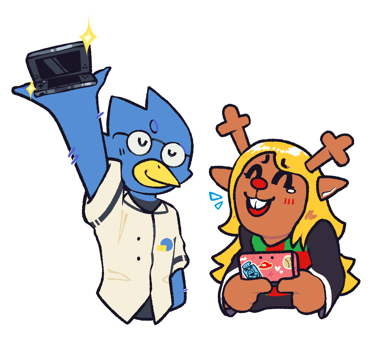 Berdly and Noelle Art